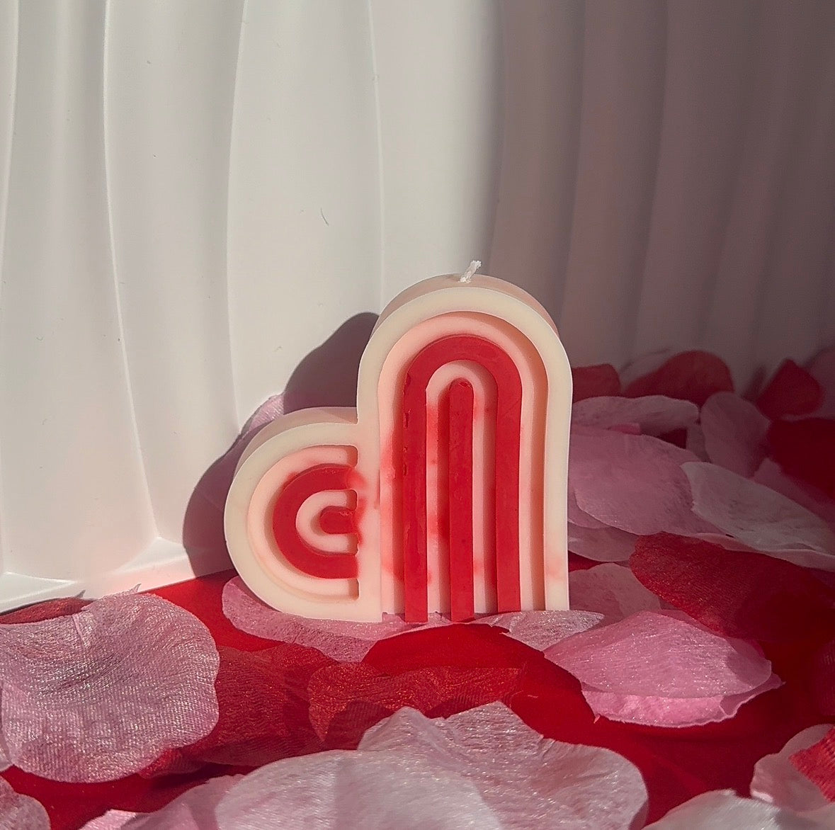 Bougie sculpturale – À coeur ouvert