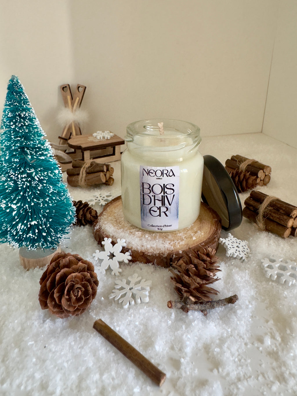 Bougie en pot - Bois d'hiver