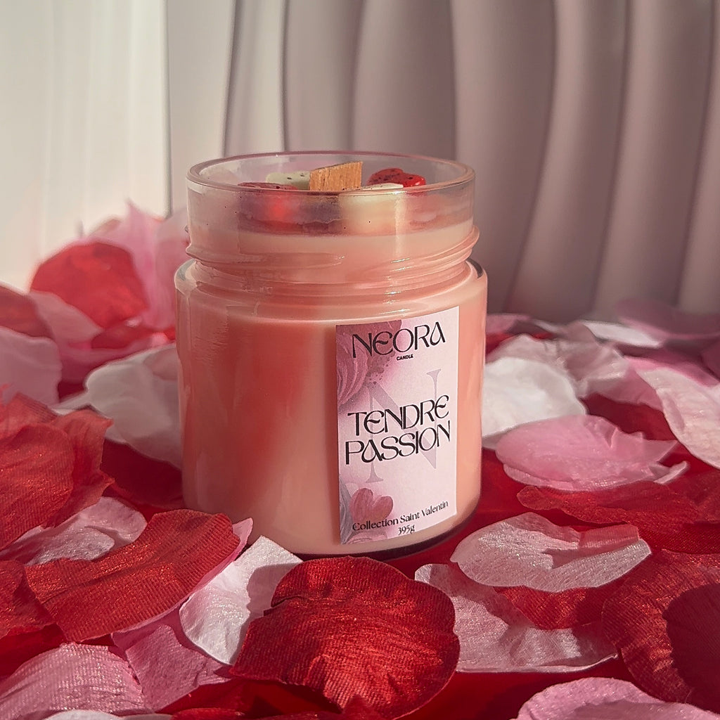 Bougie en pot - Tendre passion
